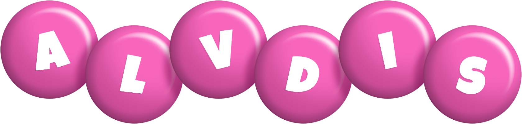 Alvdis candy-pink logo