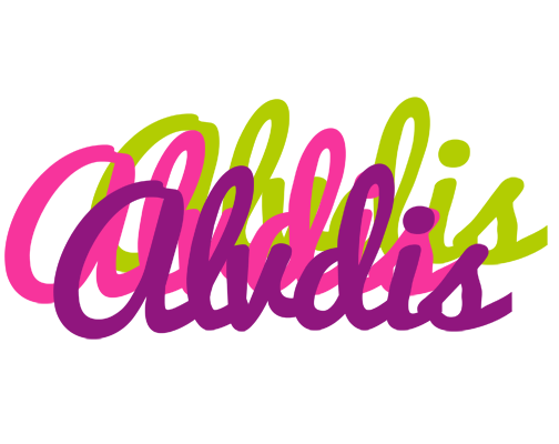Alvdis flowers logo