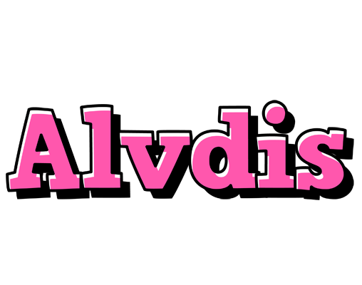 Alvdis girlish logo