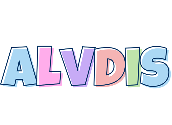 Alvdis pastel logo