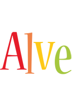 Alve birthday logo