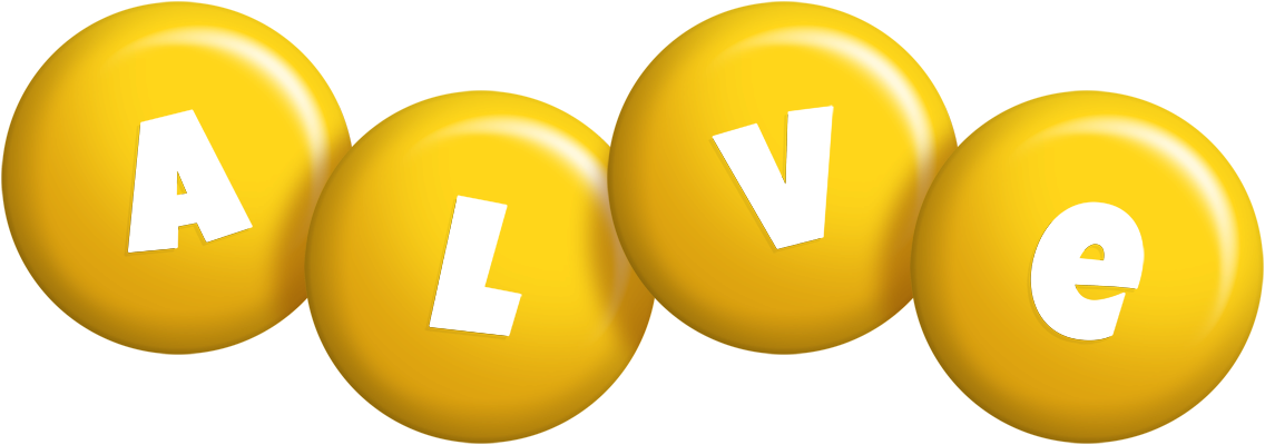Alve candy-yellow logo