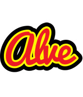 Alve fireman logo