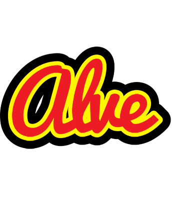 Alve fireman logo