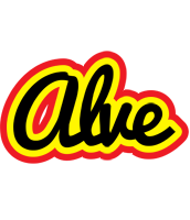 Alve flaming logo