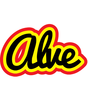 Alve flaming logo