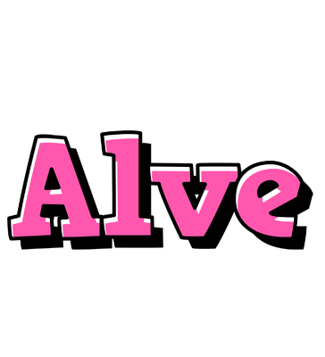Alve girlish logo