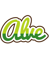 Alve golfing logo