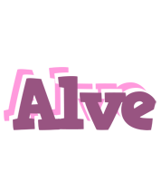 Alve relaxing logo