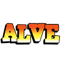 Alve sunset logo