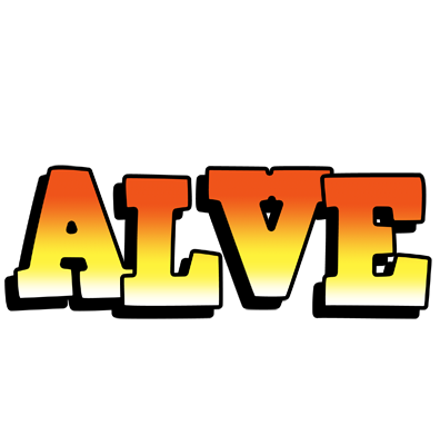 Alve sunset logo
