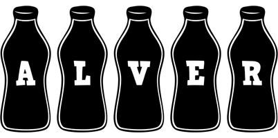 Alver bottle logo