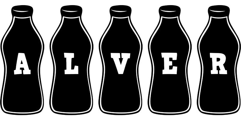 Alver bottle logo