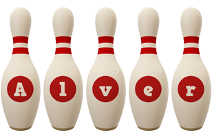 Alver bowling-pin logo