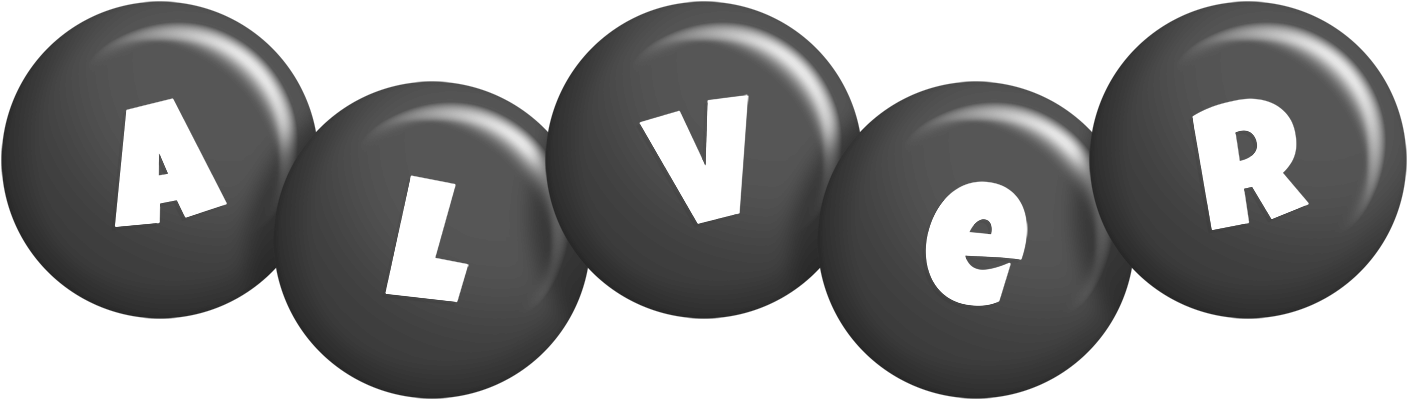 Alver candy-black logo