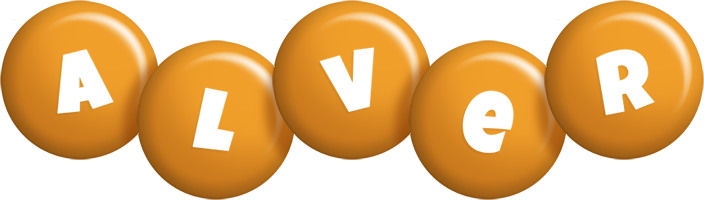 Alver candy-orange logo