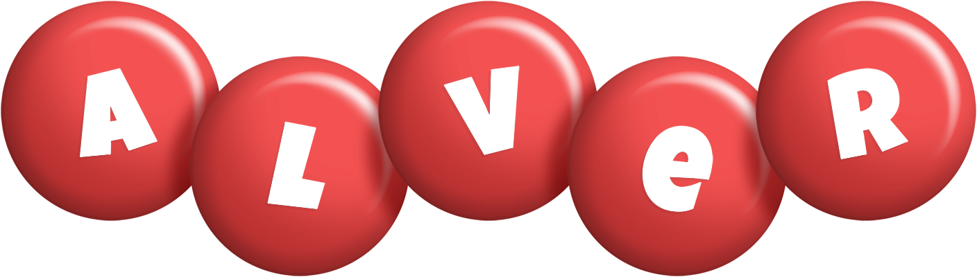 Alver candy-red logo