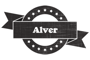 Alver grunge logo