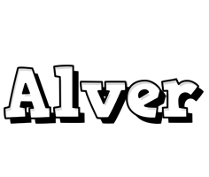 Alver snowing logo