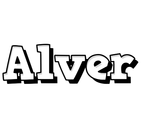 Alver snowing logo