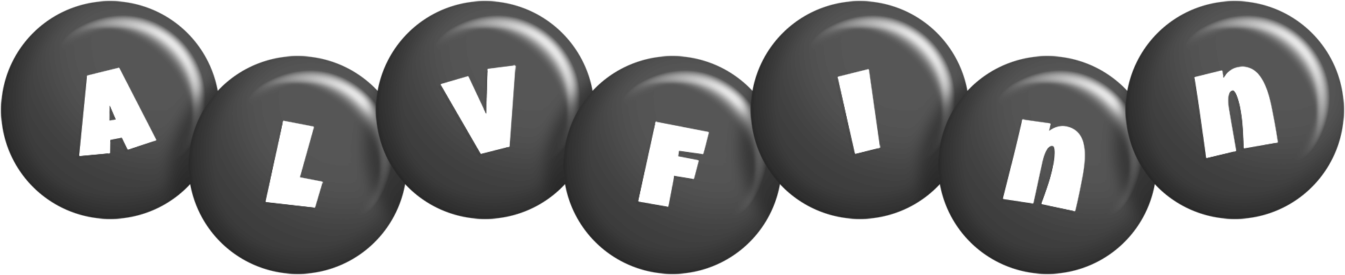 Alvfinn candy-black logo