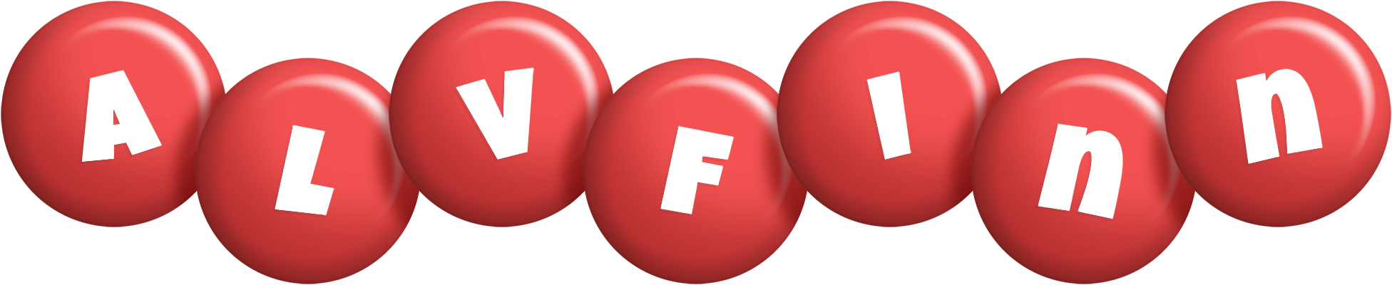 Alvfinn candy-red logo