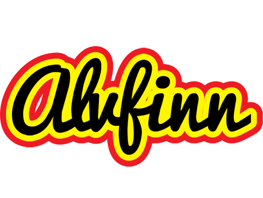 Alvfinn flaming logo