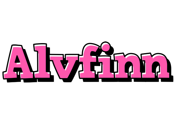 Alvfinn girlish logo
