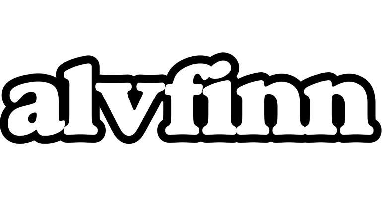 Alvfinn panda logo
