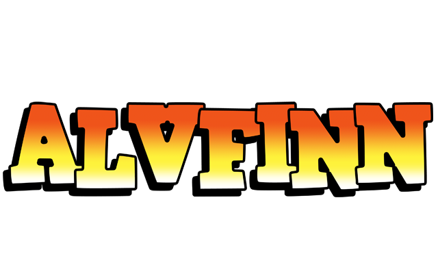 Alvfinn sunset logo