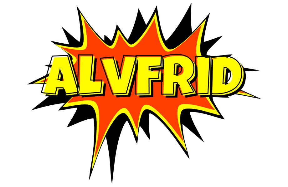 Alvfrid bazinga logo