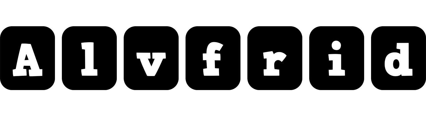 Alvfrid box logo