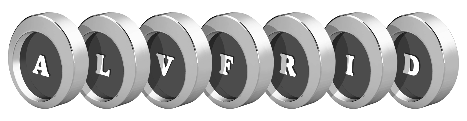 Alvfrid coins logo