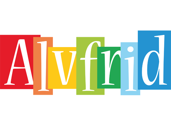 Alvfrid colors logo
