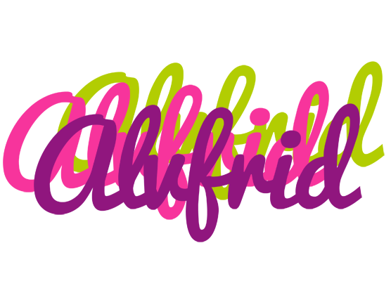 Alvfrid flowers logo