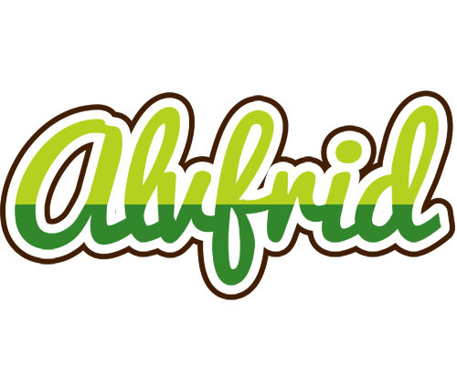 Alvfrid golfing logo