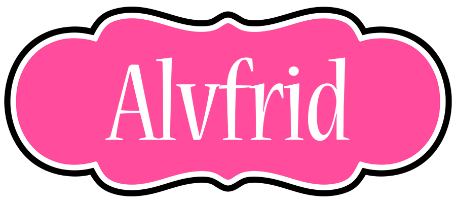 Alvfrid invitation logo