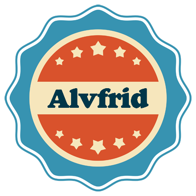 Alvfrid labels logo