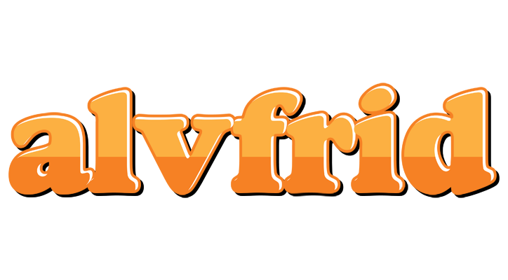 Alvfrid orange logo
