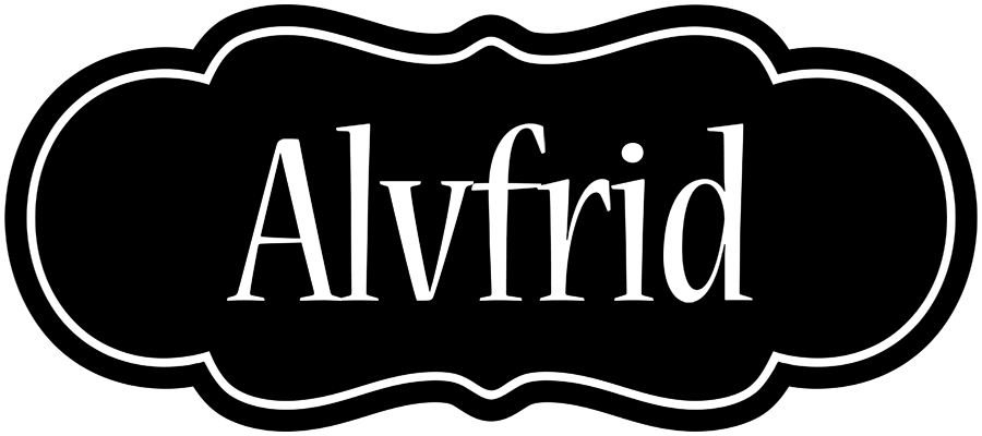 Alvfrid welcome logo