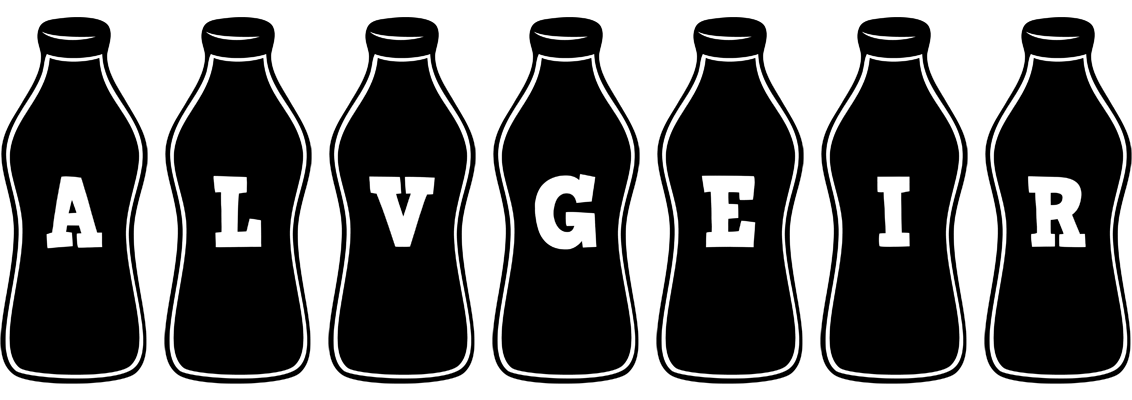 Alvgeir bottle logo