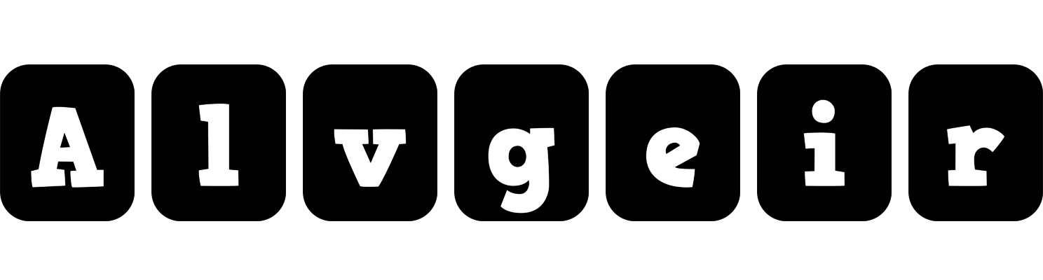 Alvgeir box logo