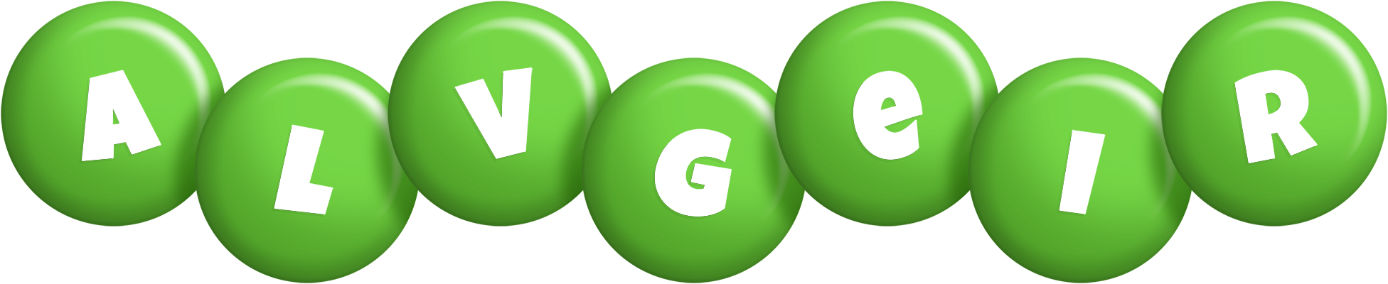 Alvgeir candy-green logo