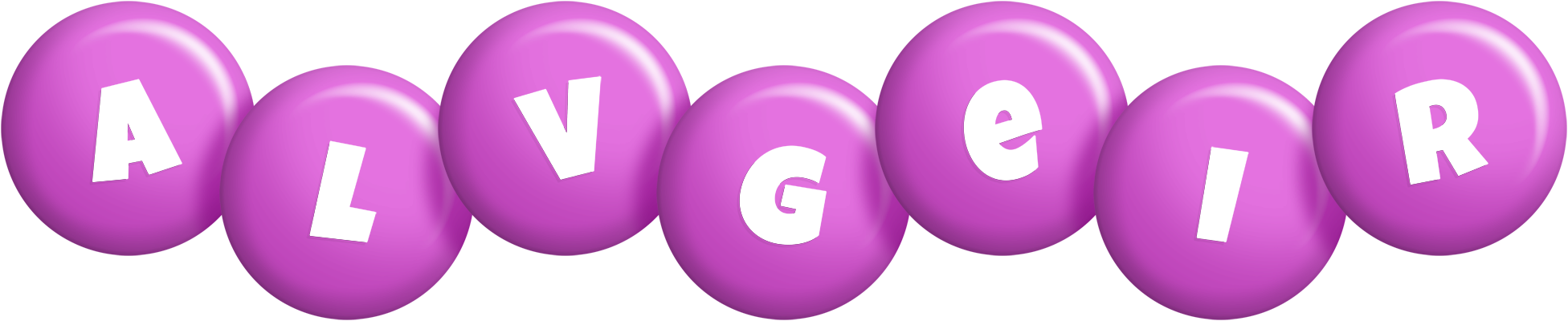 Alvgeir candy-purple logo