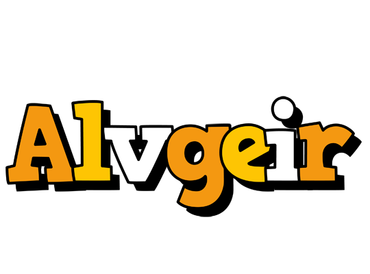 Alvgeir cartoon logo