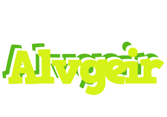 Alvgeir citrus logo