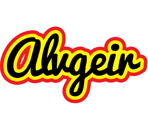 Alvgeir flaming logo