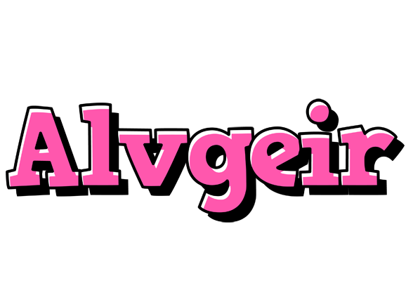 Alvgeir girlish logo