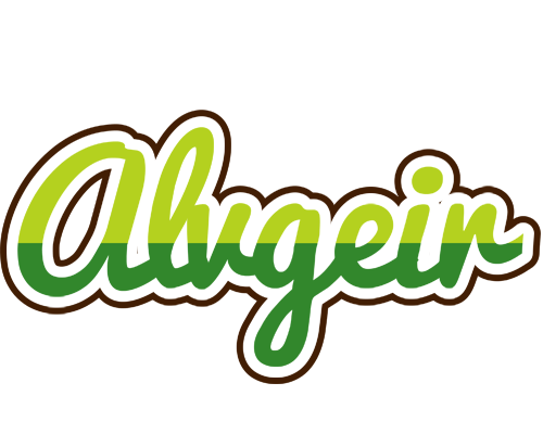 Alvgeir golfing logo
