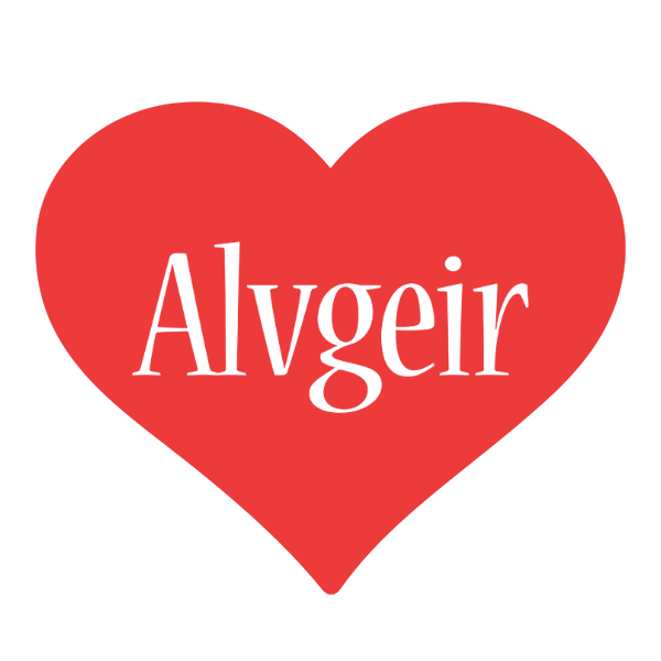 Alvgeir love logo